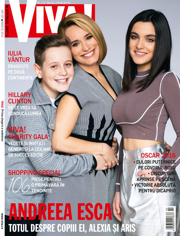 Revista VIVA! ~~ Coperta: Andreea Esca ~~ Martie 2016