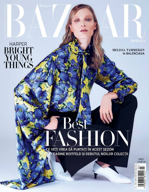 Harpers Bazaar Magazine Romania ~~ Coperta: Melissa Tammerijn ~~ Martie 2018