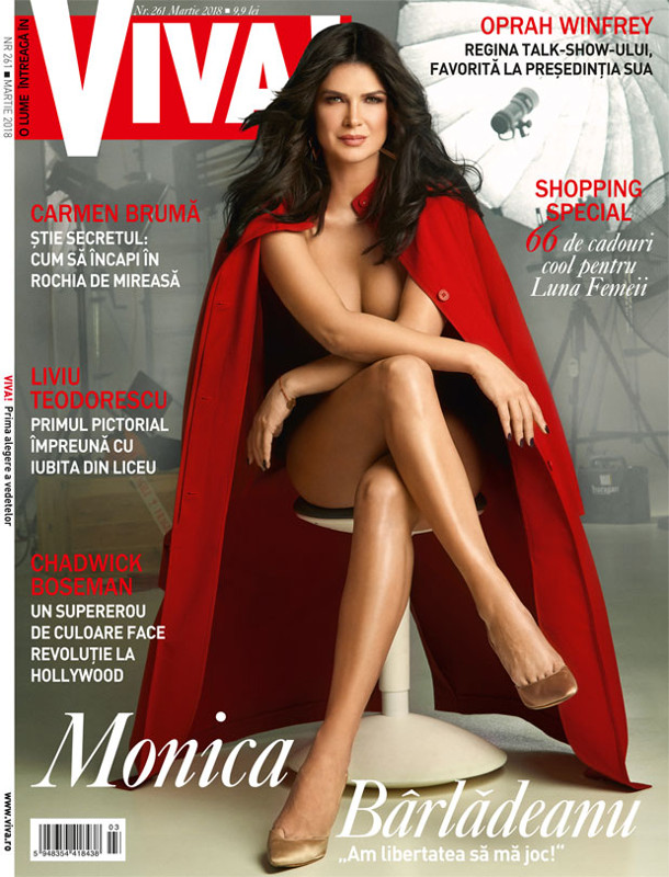 Revista VIVA! ~~ Coperta: Monica Barladeanu ~~ Martie 2018